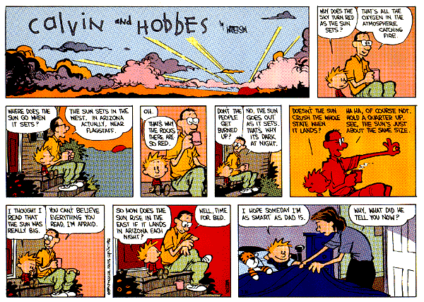 calvin hobbes sol gocomics fathers calvinhobbes