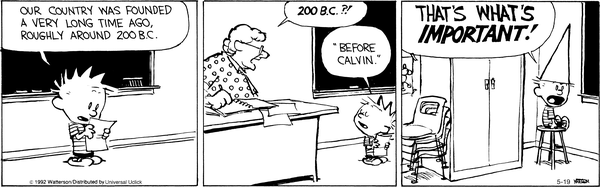 Daily Calvin & Hobbes