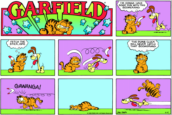 garfield 4/4/1982
