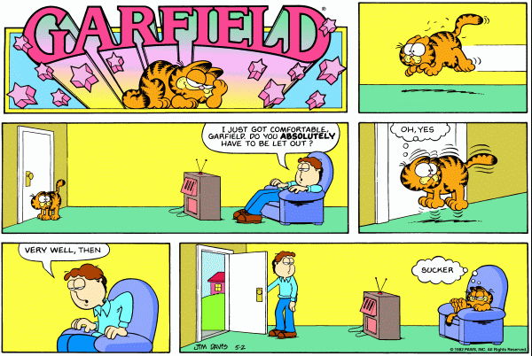 garfield 2/5/1982