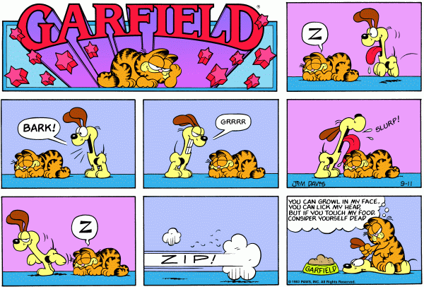 garfield 11/9/1983