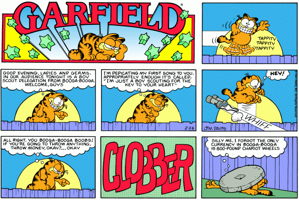garfield 26/2/1984
