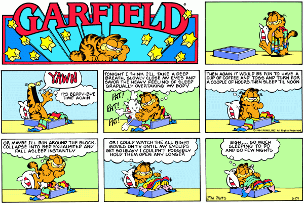 garfield 24/6/1984