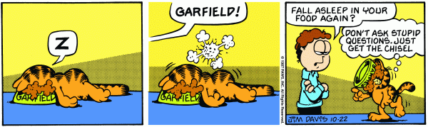 garfield 22/10/1987