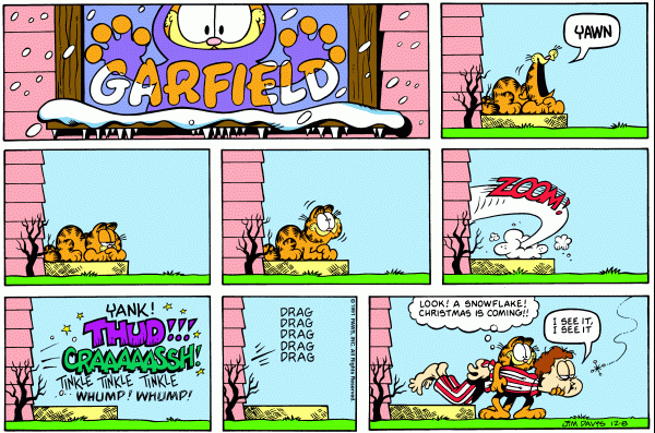 garfield 8/12/1991