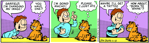 garfield 10/11/1992