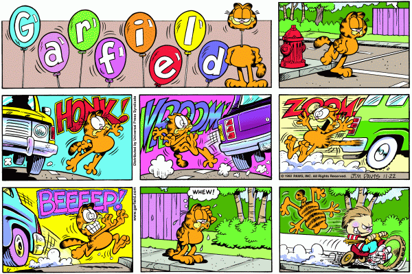 garfield 22/11/1992