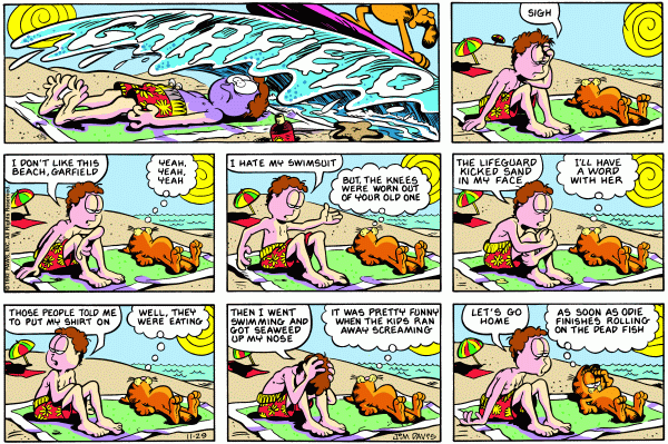 garfield 29/11/1992