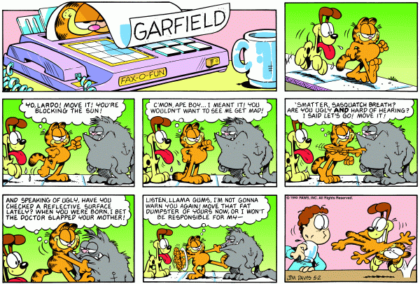 garfield 2/5/1993