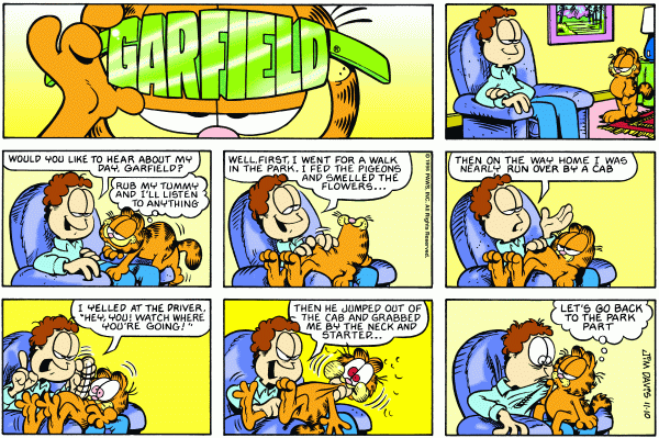 garfield 10/11/1996