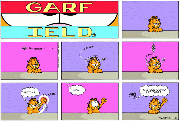 garfield 12/11/2000