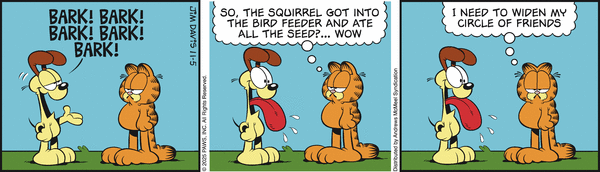 garfield 5/11/2025