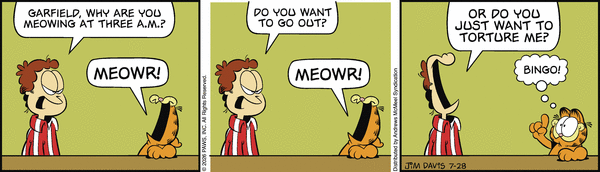 garfield 28/7/2026