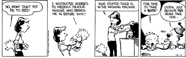 Calvin and Hobbes comic
