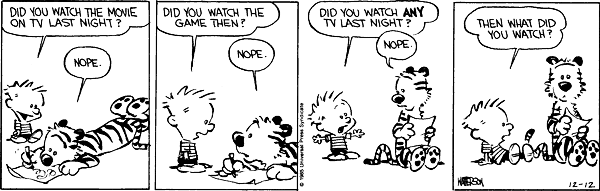 Calvin and Hobbes comic