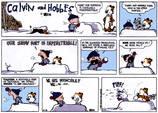 Calvin and Hobbes comic