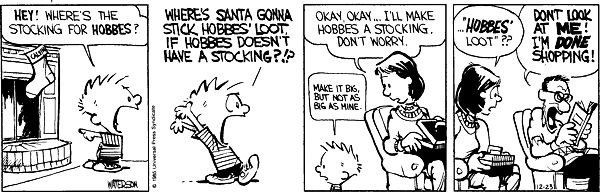 Calvin and Hobbes comic