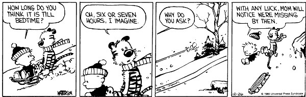 Calvin and Hobbes comic