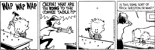 Calvin and Hobbes comic