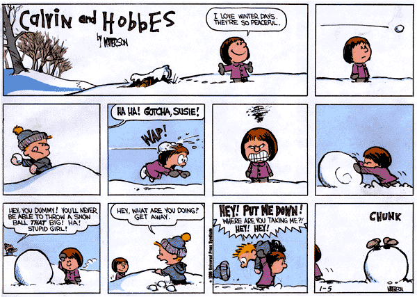 Calvin and Hobbes comic