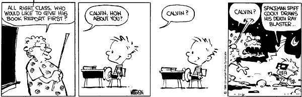 Calvin and Hobbes comic