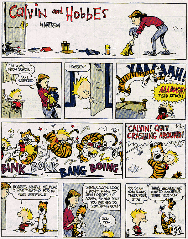 Calvin and Hobbes comic