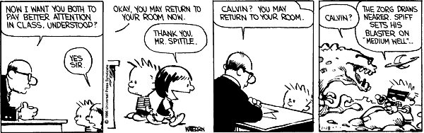 Calvin and Hobbes comic
