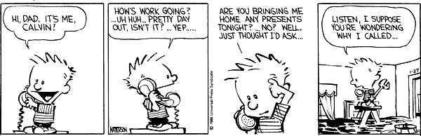 Calvin and Hobbes comic