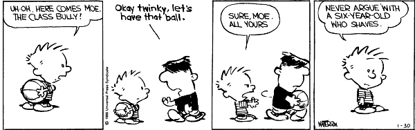 Calvin and Hobbes comic