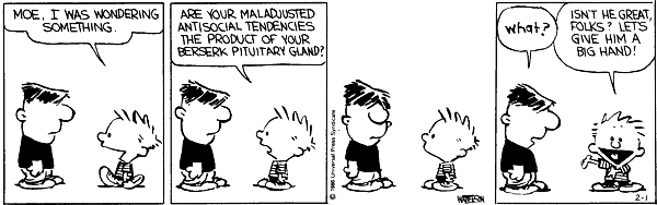 Calvin and Hobbes comic