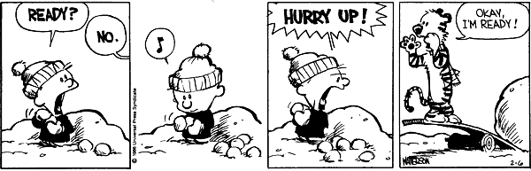 Calvin and Hobbes comic