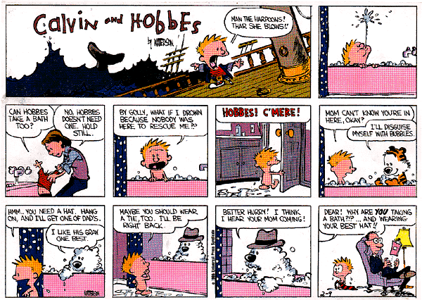 Calvin and Hobbes comic