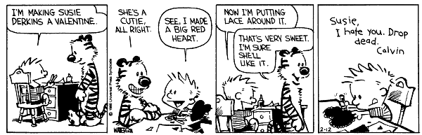 Calvin and Hobbes comic