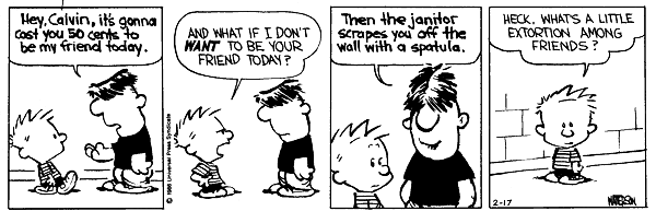 Calvin and Hobbes comic