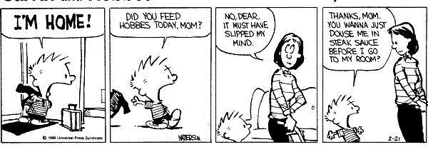 Calvin and Hobbes comic