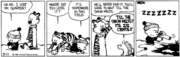 Calvin and Hobbes comic