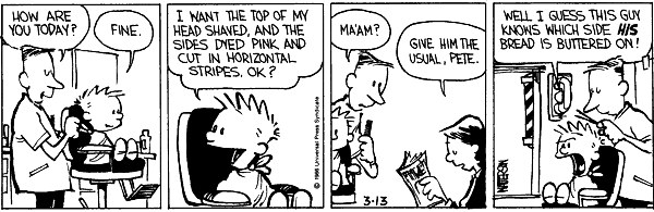 Calvin and Hobbes comic