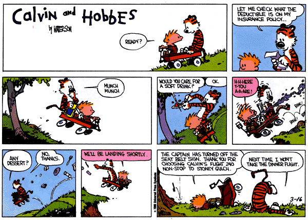 Calvin and Hobbes comic