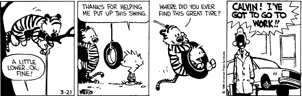Calvin and Hobbes comic