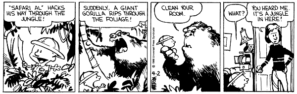 Calvin and Hobbes comic