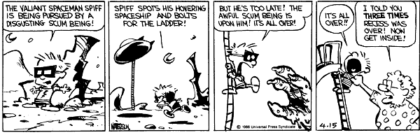 Calvin and Hobbes comic