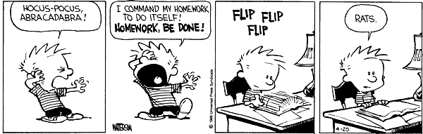 Calvin and Hobbes comic