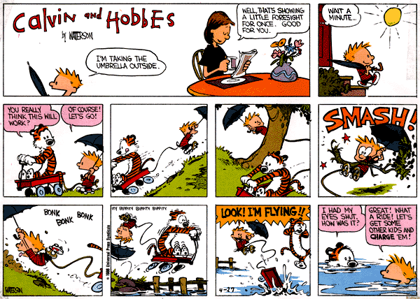 Calvin and Hobbes comic