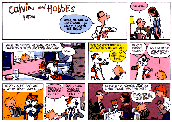 Calvin and Hobbes comic