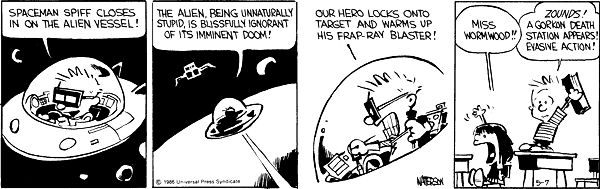 Calvin and Hobbes comic