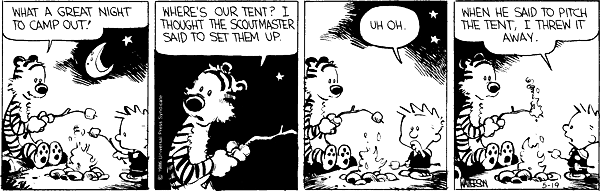Calvin and Hobbes comic
