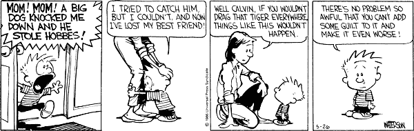 Calvin and Hobbes comic