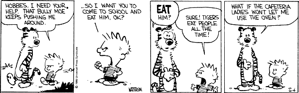Calvin and Hobbes comic