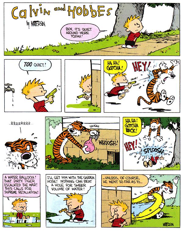 Calvin and Hobbes comic