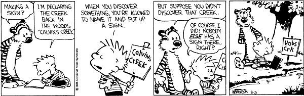 Calvin and Hobbes comic